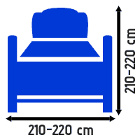 King size seng størrelse
