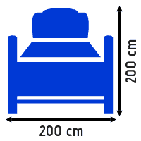 Queen size seng størrelse